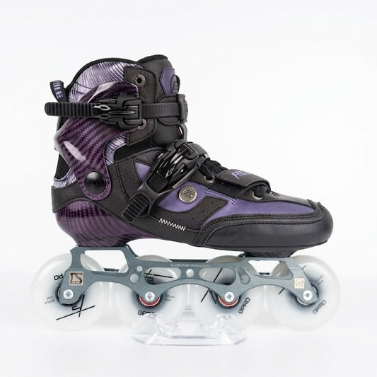YJS PRO SKATE BLACK & PURPLE with IS Frame