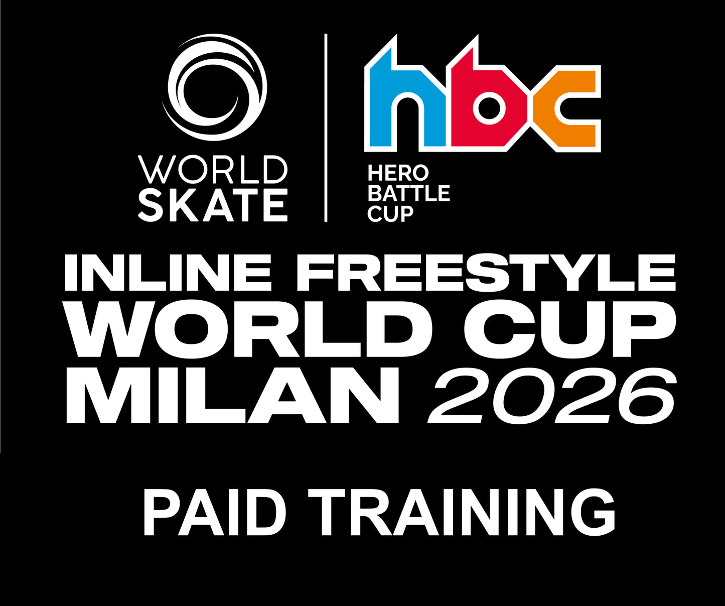 Paid Training HBC 2026 - Inline Freestyle World Cup